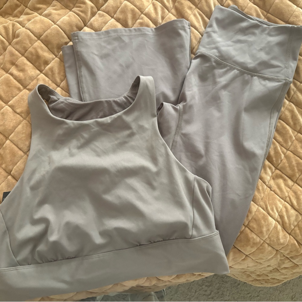 all in motion Tan Seamless Sports Bra and Leggings Set